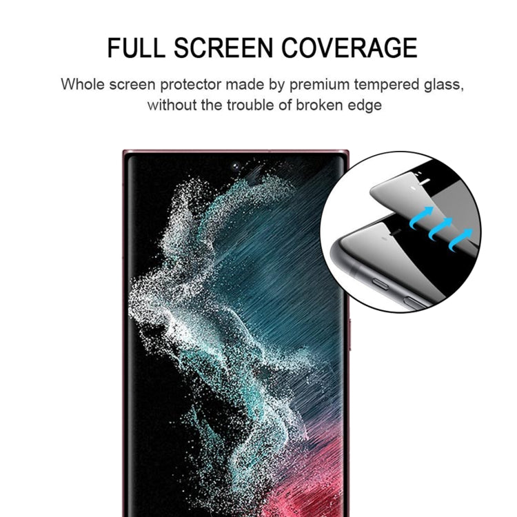 25 PCS Full Glue 3D Curved Edge Screen Tempered Glass Film, For Samsung Galaxy S22 Ultra 5G (25pcs), For Samsung Galaxy S22+ 5G (25pcs), For Samsung Galaxy S22 5G (25pcs)