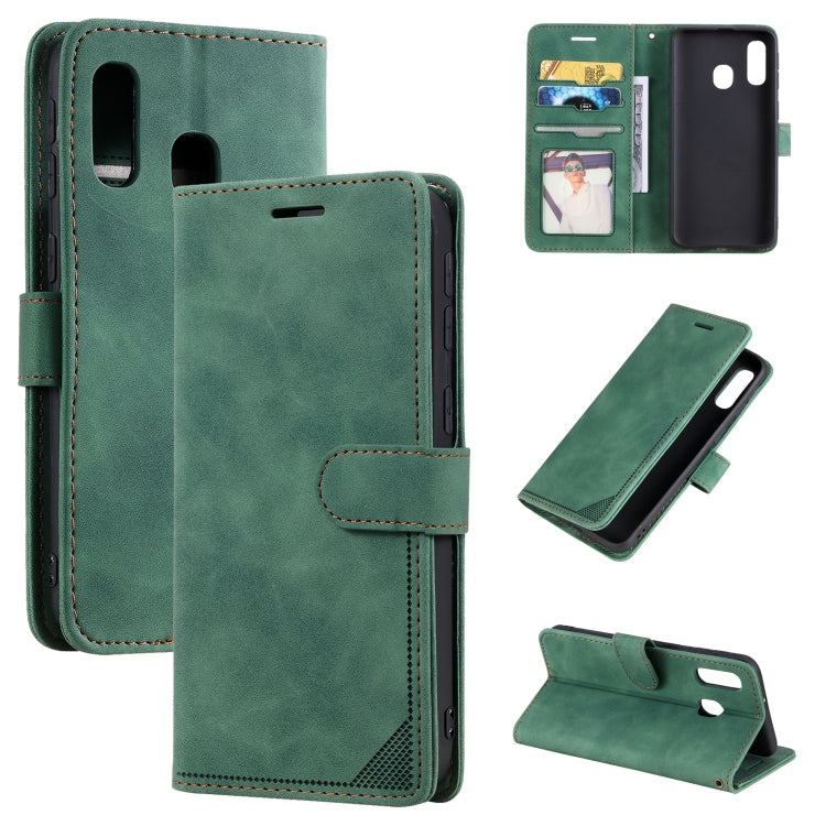 Skin Feel Anti-theft Brush Horizontal Flip Leather Phone Case, For Samsung Galaxy A71, For Samsung Galaxy A40, For Samsung Galaxy S21+ 5G, For Samsung Galaxy S21 Ultra 5G, For Samsung Galaxy Note20 Ultra, For Samsung Galaxy S20 FE                      ...