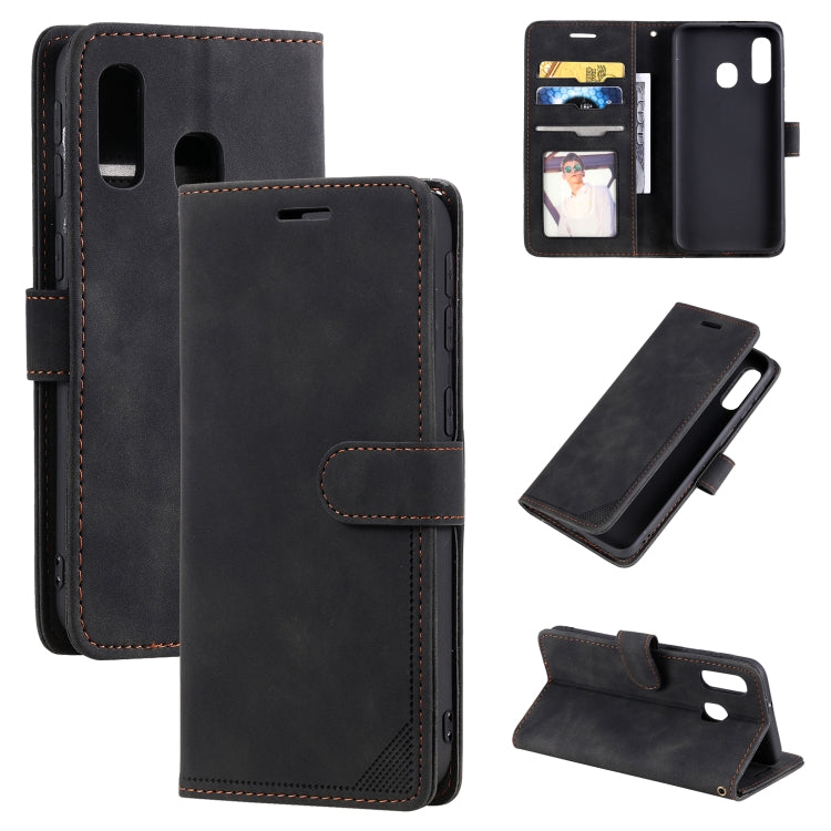 Skin Feel Anti-theft Brush Horizontal Flip Leather Phone Case, For Samsung Galaxy A71, For Samsung Galaxy A40, For Samsung Galaxy S21+ 5G, For Samsung Galaxy S21 Ultra 5G, For Samsung Galaxy Note20 Ultra, For Samsung Galaxy S20 FE                      ...
