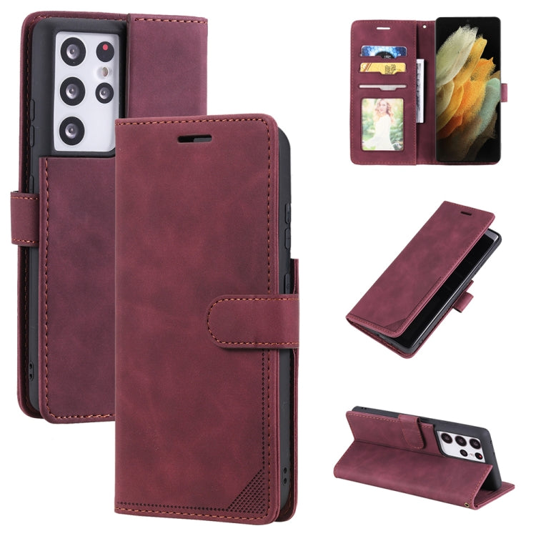 Skin Feel Anti-theft Brush Horizontal Flip Leather Phone Case, For Samsung Galaxy A71, For Samsung Galaxy A40, For Samsung Galaxy S21+ 5G, For Samsung Galaxy S21 Ultra 5G, For Samsung Galaxy Note20 Ultra, For Samsung Galaxy S20 FE                      ...