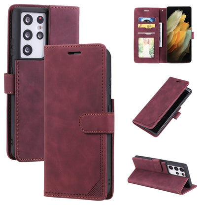 Skin Feel Anti-theft Brush Horizontal Flip Leather Phone Case, For Samsung Galaxy A71, For Samsung Galaxy A40, For Samsung Galaxy S21+ 5G, For Samsung Galaxy S21 Ultra 5G, For Samsung Galaxy Note20 Ultra, For Samsung Galaxy S20 FE                      ...
