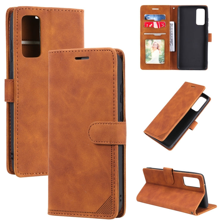 Skin Feel Anti-theft Brush Horizontal Flip Leather Phone Case, For Samsung Galaxy A71, For Samsung Galaxy A40, For Samsung Galaxy S21+ 5G, For Samsung Galaxy S21 Ultra 5G, For Samsung Galaxy Note20 Ultra, For Samsung Galaxy S20 FE                      ...