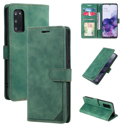 Skin Feel Anti-theft Brush Horizontal Flip Leather Phone Case, For Samsung Galaxy A71, For Samsung Galaxy A40, For Samsung Galaxy S21+ 5G, For Samsung Galaxy S21 Ultra 5G, For Samsung Galaxy Note20 Ultra, For Samsung Galaxy S20 FE                      ...