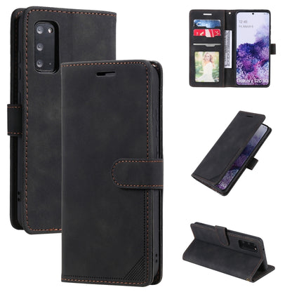 Skin Feel Anti-theft Brush Horizontal Flip Leather Phone Case, For Samsung Galaxy A71, For Samsung Galaxy A40, For Samsung Galaxy S21+ 5G, For Samsung Galaxy S21 Ultra 5G, For Samsung Galaxy Note20 Ultra, For Samsung Galaxy S20 FE                      ...