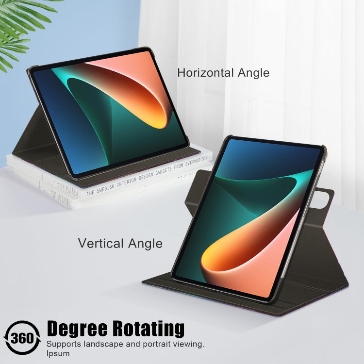 Painted 360 Degrees Rotation Tablet Leather Case with Holder, For Realme PocketBook InkPad Lite PB970 9.7 inch, For Samsung Galaxy Tab A7 10.4 2020, For Samsung Galaxy Tab A7 Lite  8.7 2021 T220 / T225, For Xiaomi Mi Pad 5 Pro 11 inch