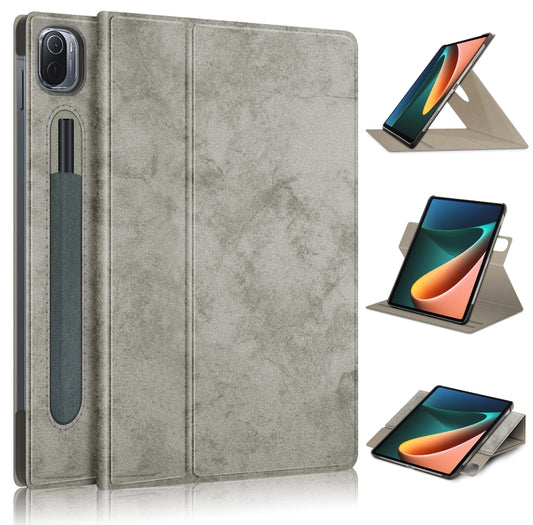 Solid Color 360 Degrees Rotation Tablet Leather Case with Holder, For Xiaomi Mi Pad 5 Pro 11 inch