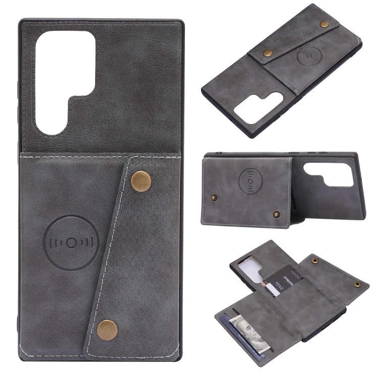 Double Buckle PU + TPU Magnetic Phone Case, For Xiaomi 11T, For Samsung Galaxy S22 5G, For Samsung Galaxy S22+ 5G, For Samsung Galaxy S22 Ultra 5G, For Samsung Galaxy M52 5G, For Samsung Galaxy A13 5G