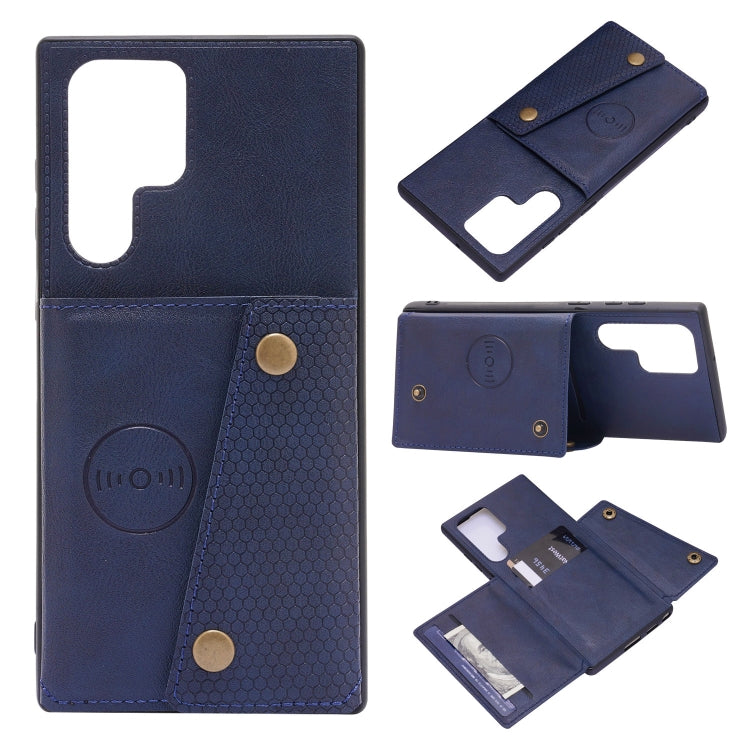 Double Buckle PU + TPU Magnetic Phone Case, For Xiaomi 11T, For Samsung Galaxy S22 5G, For Samsung Galaxy S22+ 5G, For Samsung Galaxy S22 Ultra 5G, For Samsung Galaxy M52 5G, For Samsung Galaxy A13 5G