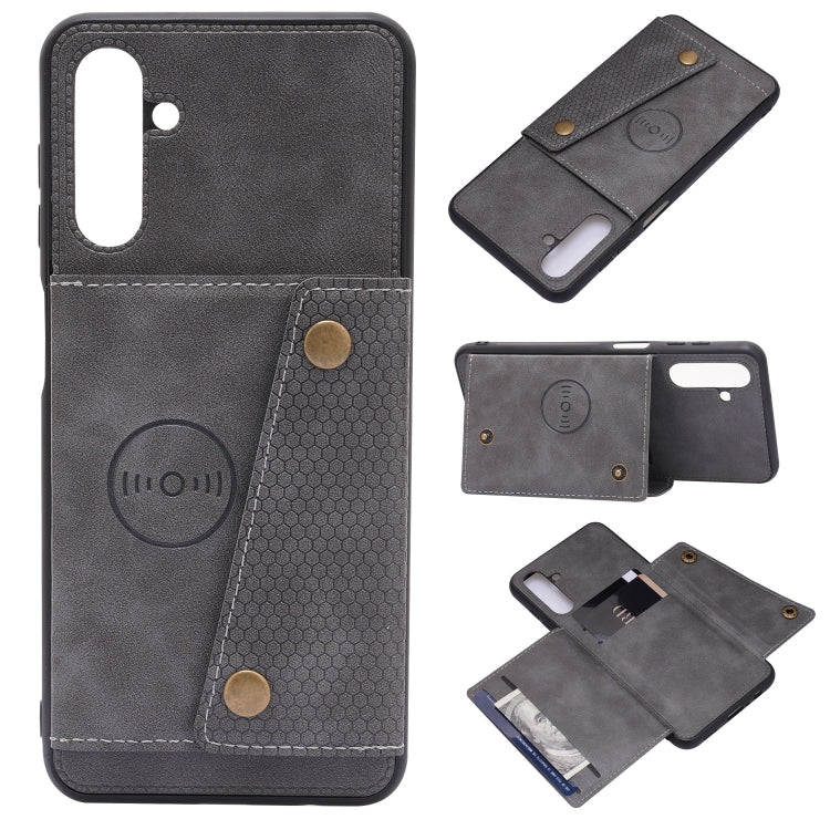 Double Buckle PU + TPU Magnetic Phone Case, For Xiaomi 11T, For Samsung Galaxy S22 5G, For Samsung Galaxy S22+ 5G, For Samsung Galaxy S22 Ultra 5G, For Samsung Galaxy M52 5G, For Samsung Galaxy A13 5G