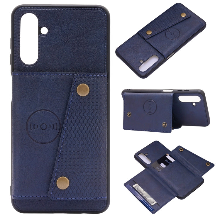 Double Buckle PU + TPU Magnetic Phone Case, For Xiaomi 11T, For Samsung Galaxy S22 5G, For Samsung Galaxy S22+ 5G, For Samsung Galaxy S22 Ultra 5G, For Samsung Galaxy M52 5G, For Samsung Galaxy A13 5G