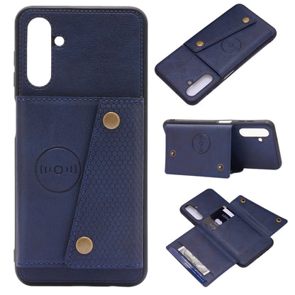 Double Buckle PU + TPU Magnetic Phone Case, For Xiaomi 11T, For Samsung Galaxy S22 5G, For Samsung Galaxy S22+ 5G, For Samsung Galaxy S22 Ultra 5G, For Samsung Galaxy M52 5G, For Samsung Galaxy A13 5G