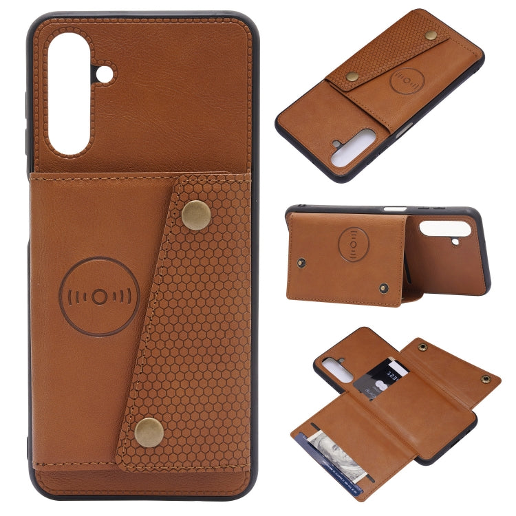 Double Buckle PU + TPU Magnetic Phone Case, For Xiaomi 11T, For Samsung Galaxy S22 5G, For Samsung Galaxy S22+ 5G, For Samsung Galaxy S22 Ultra 5G, For Samsung Galaxy M52 5G, For Samsung Galaxy A13 5G