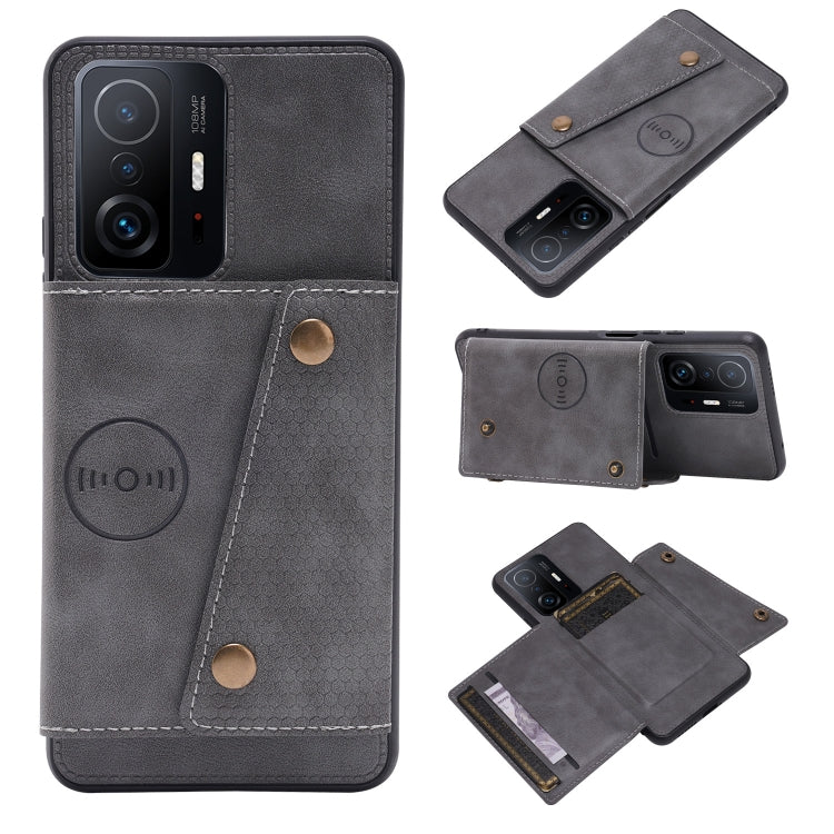 Double Buckle PU + TPU Magnetic Phone Case, For Xiaomi 11T, For Samsung Galaxy S22 5G, For Samsung Galaxy S22+ 5G, For Samsung Galaxy S22 Ultra 5G, For Samsung Galaxy M52 5G, For Samsung Galaxy A13 5G