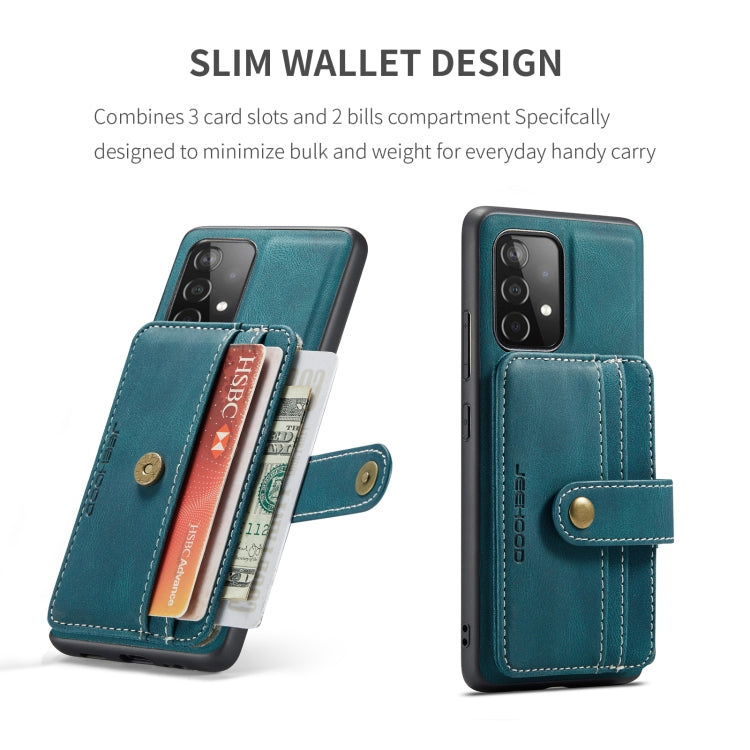 JEEHOOD RFID Blocking Anti-Theft Magnetic PU + TPU Phone Case with Card Slot, For Samsung Galaxy A32 5G, For Samsung Galaxy A12 5G, For Samsung Galaxy A22 5G, For Samsung Galaxy A52 5G / 4G, For Samsung Galaxy A72 5G / 4G, For Samsung Galaxy A71 5G    ...