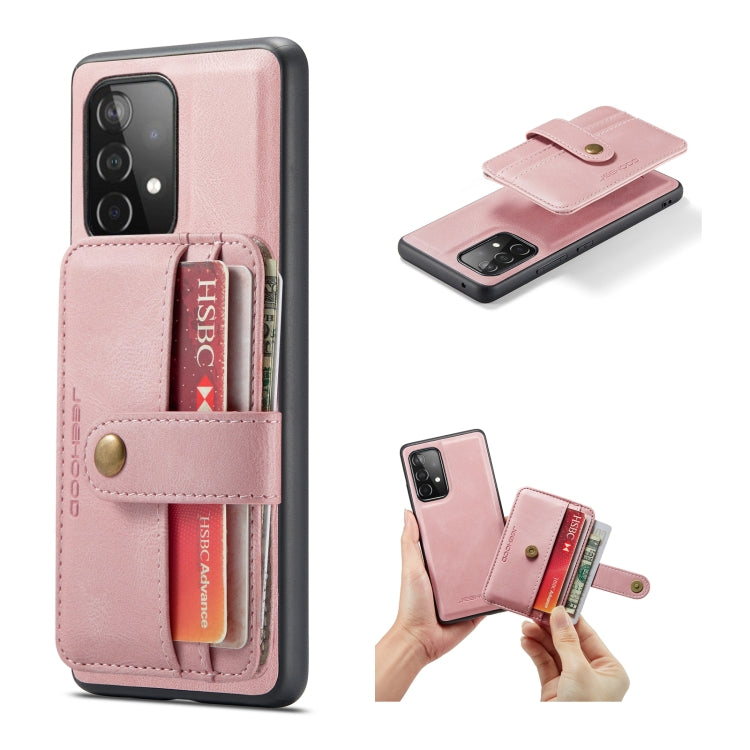 JEEHOOD RFID Blocking Anti-Theft Magnetic PU + TPU Phone Case with Card Slot, For Samsung Galaxy A32 5G, For Samsung Galaxy A12 5G, For Samsung Galaxy A22 5G, For Samsung Galaxy A52 5G / 4G, For Samsung Galaxy A72 5G / 4G, For Samsung Galaxy A71 5G    ...