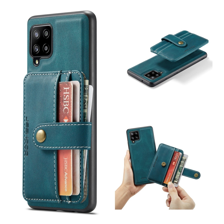 JEEHOOD RFID Blocking Anti-Theft Magnetic PU + TPU Phone Case with Card Slot, For Samsung Galaxy A32 5G, For Samsung Galaxy A12 5G, For Samsung Galaxy A22 5G, For Samsung Galaxy A52 5G / 4G, For Samsung Galaxy A72 5G / 4G, For Samsung Galaxy A71 5G    ...