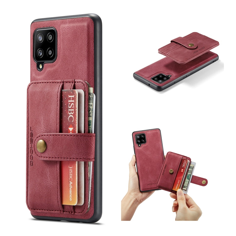 JEEHOOD RFID Blocking Anti-Theft Magnetic PU + TPU Phone Case with Card Slot, For Samsung Galaxy A32 5G, For Samsung Galaxy A12 5G, For Samsung Galaxy A22 5G, For Samsung Galaxy A52 5G / 4G, For Samsung Galaxy A72 5G / 4G, For Samsung Galaxy A71 5G    ...