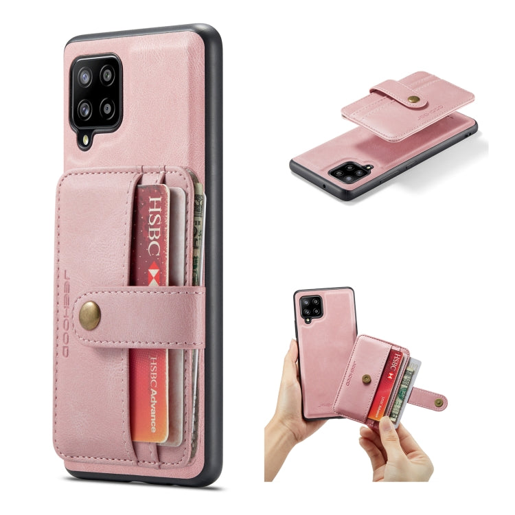 JEEHOOD RFID Blocking Anti-Theft Magnetic PU + TPU Phone Case with Card Slot, For Samsung Galaxy A32 5G, For Samsung Galaxy A12 5G, For Samsung Galaxy A22 5G, For Samsung Galaxy A52 5G / 4G, For Samsung Galaxy A72 5G / 4G, For Samsung Galaxy A71 5G    ...