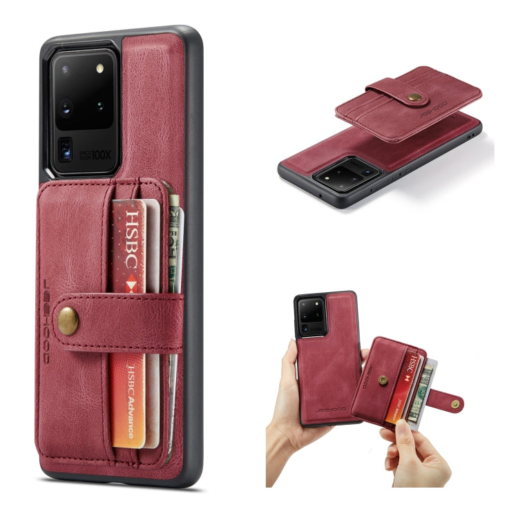 JEEHOOD RFID Blocking Anti-Theft Magnetic PU + TPU Phone Case with Card Slot, For Samsung Galaxy A32 5G, For Samsung Galaxy A12 5G, For Samsung Galaxy A22 5G, For Samsung Galaxy A52 5G / 4G, For Samsung Galaxy A72 5G / 4G, For Samsung Galaxy A71 5G    ...