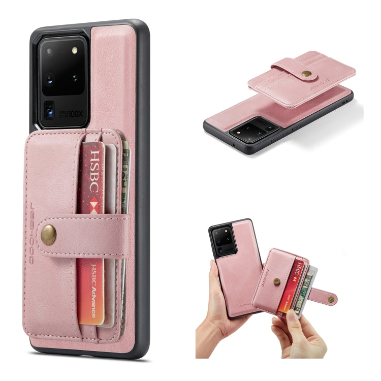 JEEHOOD RFID Blocking Anti-Theft Magnetic PU + TPU Phone Case with Card Slot, For Samsung Galaxy A32 5G, For Samsung Galaxy A12 5G, For Samsung Galaxy A22 5G, For Samsung Galaxy A52 5G / 4G, For Samsung Galaxy A72 5G / 4G, For Samsung Galaxy A71 5G    ...
