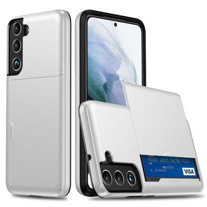 Shockproof Armor Phone Case with Card Slot, For Samsung Galaxy S22 5G, For Samsung Galaxy S22+ 5G, For Samsung Galaxy S22 Ultra 5G
