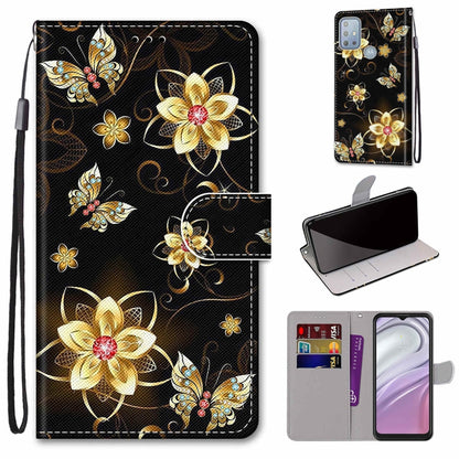 Coloured Drawing Cross Texture Horizontal Flip Leather Phone Case with Holder & Card Slots & Wallet & Lanyard, For Motorola Moto G10/G20/G30, For Xiaomi Redmi Note 11