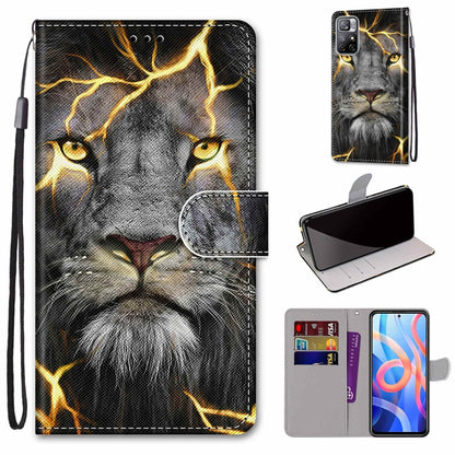 Coloured Drawing Cross Texture Horizontal Flip Leather Phone Case with Holder & Card Slots & Wallet & Lanyard, For Motorola Moto G10/G20/G30, For Xiaomi Redmi Note 11