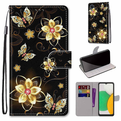 Coloured Drawing Cross Texture Horizontal Flip Leather Phone Case with Holder & Card Slots & Wallet & Lanyard, For Xiaomi 11T / 11T Pro, For Samsung Galaxy A03 Core