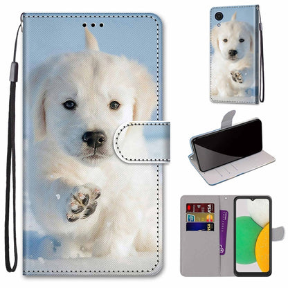 Coloured Drawing Cross Texture Horizontal Flip Leather Phone Case with Holder & Card Slots & Wallet & Lanyard, For Xiaomi 11T / 11T Pro, For Samsung Galaxy A03 Core