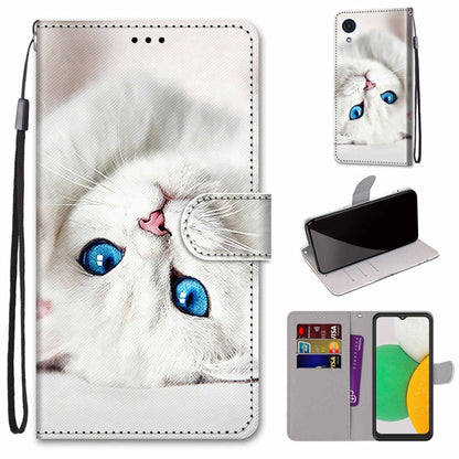Coloured Drawing Cross Texture Horizontal Flip Leather Phone Case with Holder & Card Slots & Wallet & Lanyard, For Xiaomi 11T / 11T Pro, For Samsung Galaxy A03 Core