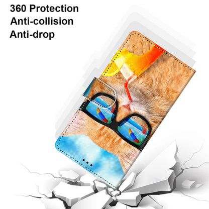 Coloured Drawing Cross Texture Horizontal Flip Leather Phone Case with Holder & Card Slots & Wallet & Lanyard, For Samsung Galaxy A13 5G, For Samsung Galaxy A33 5G