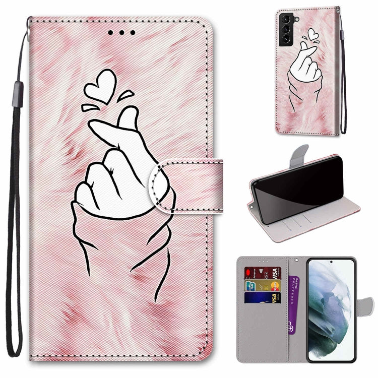 Coloured Drawing Cross Texture Horizontal Flip PU Phone Leather Case with Holder & Card Slots & Wallet & Lanyard(Colorful Layer, For Samsung Galaxy S22+ 5G, For Samsung Galaxy S22 Ultra 5G