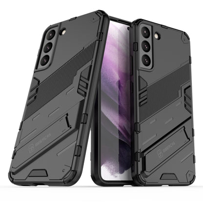 Punk Armor 2 in 1 PC + TPU Shockproof Phone Case with Invisible Holder, For Samsung Galaxy S22+ 5G, For Samsung Galaxy S22 Ultra 5G, For Samsung Galaxy S22 5G
