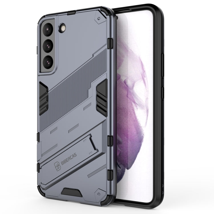 Punk Armor 2 in 1 PC + TPU Shockproof Phone Case with Invisible Holder, For Samsung Galaxy S22+ 5G, For Samsung Galaxy S22 Ultra 5G, For Samsung Galaxy S22 5G