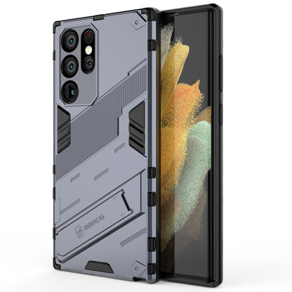 Punk Armor 2 in 1 PC + TPU Shockproof Phone Case with Invisible Holder, For Samsung Galaxy S22+ 5G, For Samsung Galaxy S22 Ultra 5G, For Samsung Galaxy S22 5G