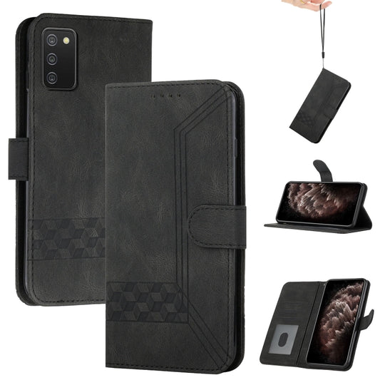 Cubic Skin Feel Flip Leather Phone Case, For Samsung Galaxy A02s 164mm, For Samsung Galaxy A02s 166mm, For Samsung Galaxy A03s 166mm, For Samsung Galaxy A10 / M10, For Samsung Galaxy A10s, For Samsung Galaxy A11, For Samsung Galaxy A12