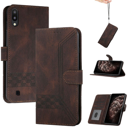 Cubic Skin Feel Flip Leather Phone Case, For Samsung Galaxy A02s 164mm, For Samsung Galaxy A02s 166mm, For Samsung Galaxy A03s 166mm, For Samsung Galaxy A10 / M10, For Samsung Galaxy A10s, For Samsung Galaxy A11, For Samsung Galaxy A12                 ...