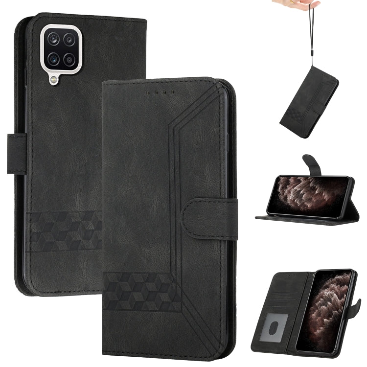 Cubic Skin Feel Flip Leather Phone Case, For Samsung Galaxy A40, For Samsung Galaxy A41, For Samsung Galaxy A42 5G, For Samsung Galaxy A50, For Samsung Galaxy A51, For Samsung Galaxy A51 5G, For Samsung Galaxy A52 5G, For Samsung Galaxy A71            ...