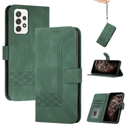 Cubic Skin Feel Flip Leather Phone Case, For Samsung Galaxy A40, For Samsung Galaxy A41, For Samsung Galaxy A42 5G, For Samsung Galaxy A50, For Samsung Galaxy A51, For Samsung Galaxy A51 5G, For Samsung Galaxy A52 5G, For Samsung Galaxy A71            ...