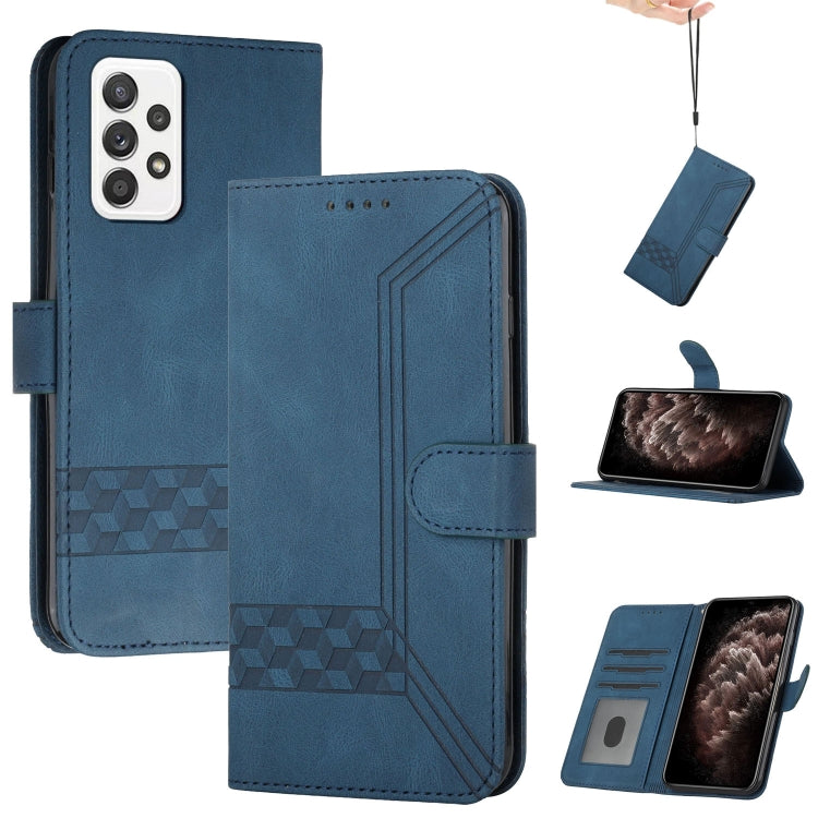 Cubic Skin Feel Flip Leather Phone Case, For Samsung Galaxy A72 5G, For Samsung Galaxy Note10, For Samsung Galaxy Note10+, For Samsung Galaxy Note20, For Samsung Galaxy Note20 Ultra, For Samsung Galaxy S10, For Samsung Galaxy S10e, For Samsung Galaxy S...