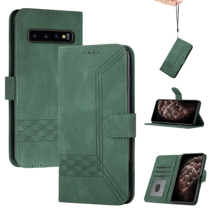 Cubic Skin Feel Flip Leather Phone Case, For Samsung Galaxy A72 5G, For Samsung Galaxy Note10, For Samsung Galaxy Note10+, For Samsung Galaxy Note20, For Samsung Galaxy Note20 Ultra, For Samsung Galaxy S10, For Samsung Galaxy S10e, For Samsung Galaxy S...