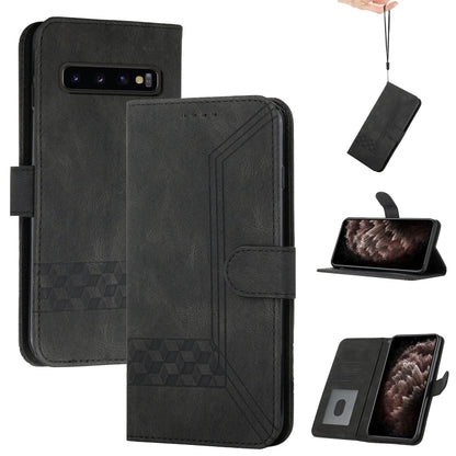 Cubic Skin Feel Flip Leather Phone Case, For Samsung Galaxy A72 5G, For Samsung Galaxy Note10, For Samsung Galaxy Note10+, For Samsung Galaxy Note20, For Samsung Galaxy Note20 Ultra, For Samsung Galaxy S10, For Samsung Galaxy S10e, For Samsung Galaxy S...