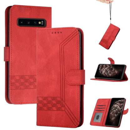 Cubic Skin Feel Flip Leather Phone Case, For Samsung Galaxy A72 5G, For Samsung Galaxy Note10, For Samsung Galaxy Note10+, For Samsung Galaxy Note20, For Samsung Galaxy Note20 Ultra, For Samsung Galaxy S10, For Samsung Galaxy S10e, For Samsung Galaxy S...