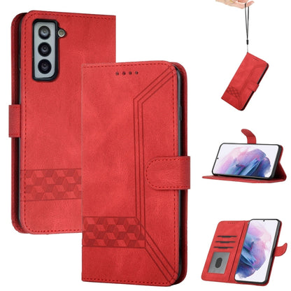 Cubic Skin Feel Flip Leather Phone Case, For Samsung Galaxy S20 FE, For Samsung Galaxy S20+, For Samsung Galaxy S20 Ultra, For Samsung Galaxy S21 5G, For Samsung Galaxy S21+ 5G, For Samsung Galaxy S21 FE 5G, For Samsung Galaxy S21 Ultra 5G             ...