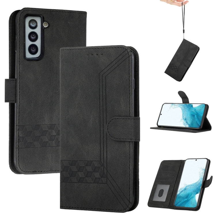Cubic Skin Feel Flip Leather Phone Case, For Samsung Galaxy S20 FE, For Samsung Galaxy S20+, For Samsung Galaxy S20 Ultra, For Samsung Galaxy S21 5G, For Samsung Galaxy S21+ 5G, For Samsung Galaxy S21 FE 5G, For Samsung Galaxy S21 Ultra 5G             ...