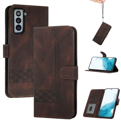 Cubic Skin Feel Flip Leather Phone Case, For Samsung Galaxy S20 FE, For Samsung Galaxy S20+, For Samsung Galaxy S20 Ultra, For Samsung Galaxy S21 5G, For Samsung Galaxy S21+ 5G, For Samsung Galaxy S21 FE 5G, For Samsung Galaxy S21 Ultra 5G             ...