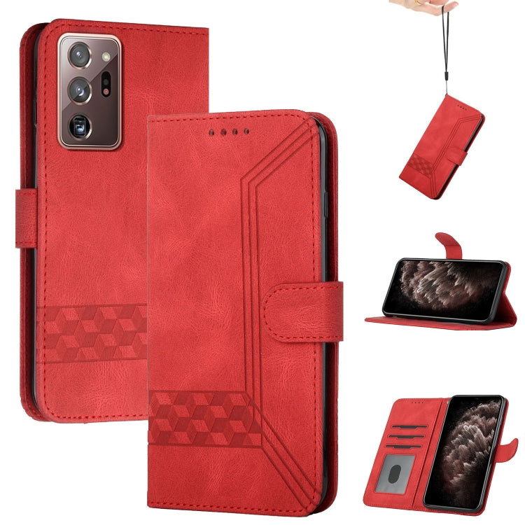 Cubic Skin Feel Flip Leather Phone Case, For Samsung Galaxy S22 Ultra 5G, For Samsung Galaxy Xcover 4, For Samsung Galaxy Xcover 5