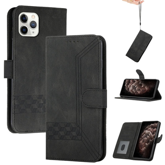 Cubic Skin Feel Flip Leather Phone Case, For iPhone 11 Pro Max, For iPhone X / XS, For iPhone XR, For iPhone XS Max, For iPhone SE 2022 / SE 2020 / 7 / 8, For iPhone 7 Plus / 8 Plus