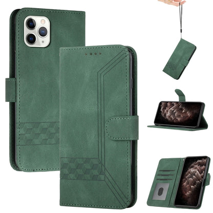 Cubic Skin Feel Flip Leather Phone Case, For iPhone 11 Pro Max, For iPhone X / XS, For iPhone XR, For iPhone XS Max, For iPhone SE 2022 / SE 2020 / 7 / 8, For iPhone 7 Plus / 8 Plus