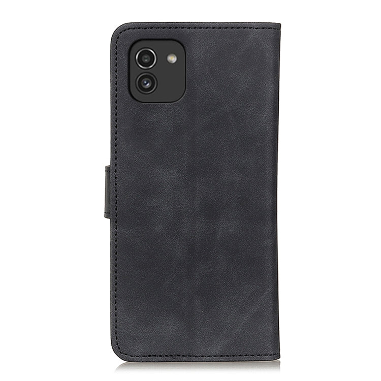 KHAZNEH Retro Texture Horizontal Flip Leather Phone Case, For Samsung Galaxy A03 166mm EU Version, For Samsung Galaxy A03 164mm Global Version, For Samsung Galaxy A13 4G
